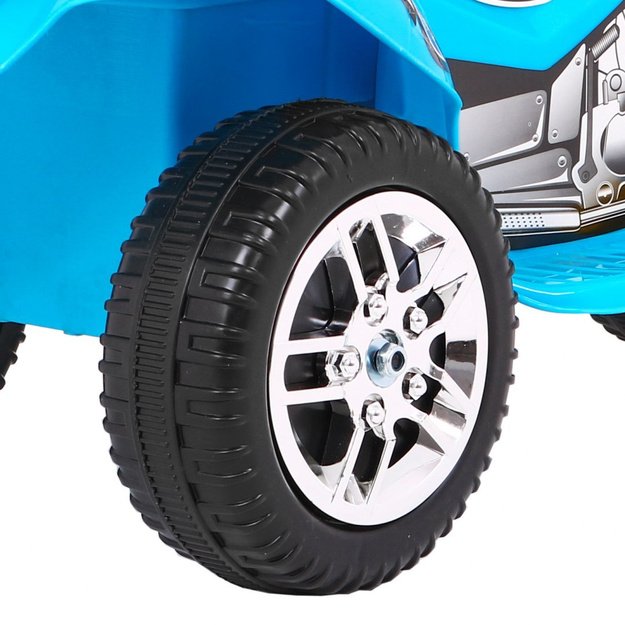 Vaikiškas elektrinis motociklas BJX-088 su trimis ratais, mėlynas
