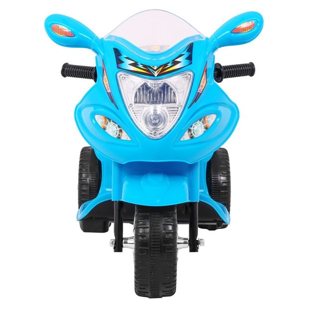 Vaikiškas elektrinis motociklas BJX-088 su trimis ratais, mėlynas