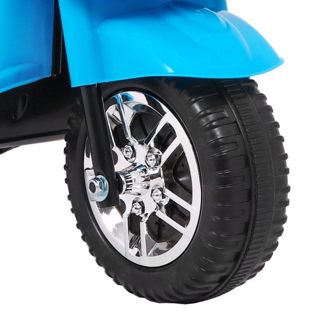 Vaikiškas elektrinis motociklas BJX-088 su trimis ratais, mėlynas