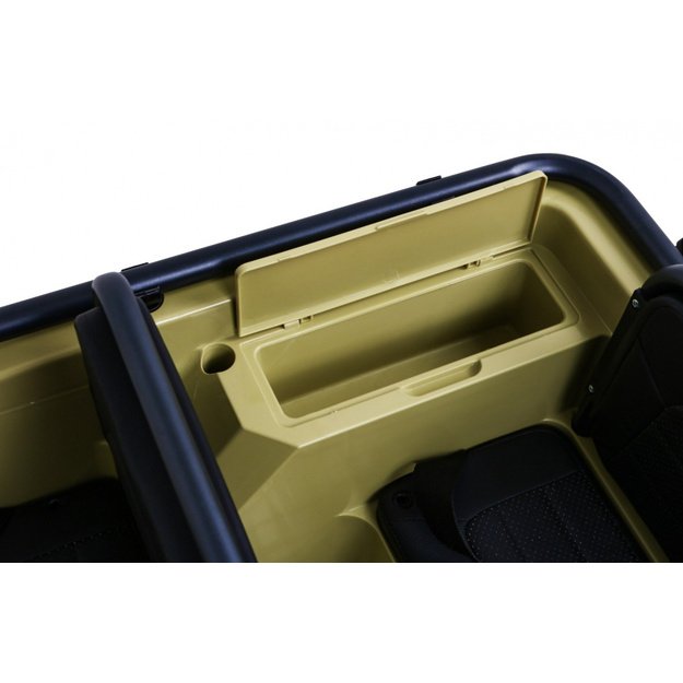Dvivietis elektromobilis vaikams JEEP 4x4 Willy 24V 4x90W JH101, smėlio spalvos