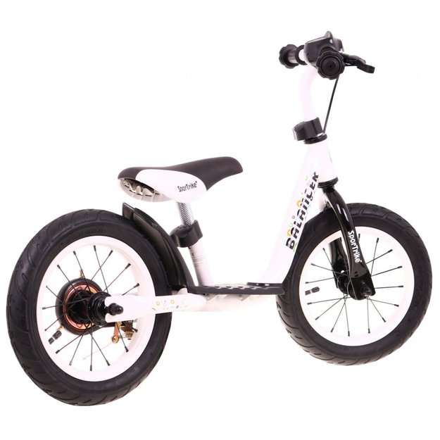 Vaikiškas balansinis dviratis „SporTrike Balancer“, baltas