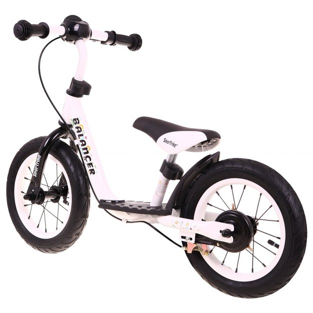 Vaikiškas balansinis dviratis „SporTrike Balancer“, baltas