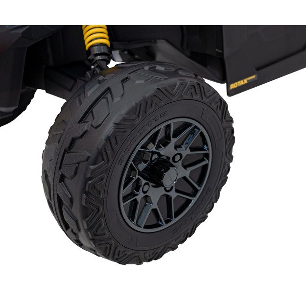 Vienvietis elektrinis bagis vaikams Maverick CAN-AM, geltonas