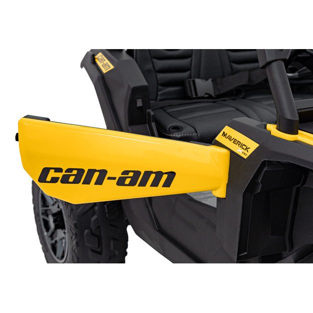 Vienvietis elektrinis bagis vaikams Maverick CAN-AM, geltonas