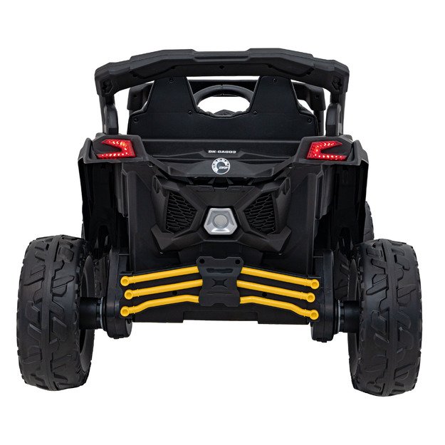 Vienvietis elektrinis bagis vaikams Maverick CAN-AM, geltonas
