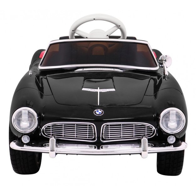 Vienvietis  retro elektromobilis BMW 507 vaikams, juodas