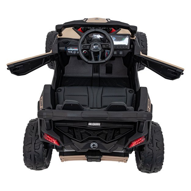 Vienvietis elektrinis bagis vaikams Maverick CAN-AM, juodas 