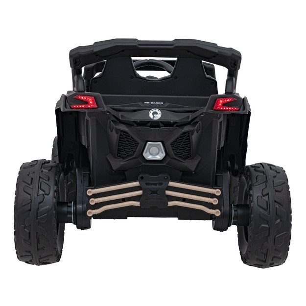 Vienvietis elektrinis bagis vaikams Maverick CAN-AM, juodas 