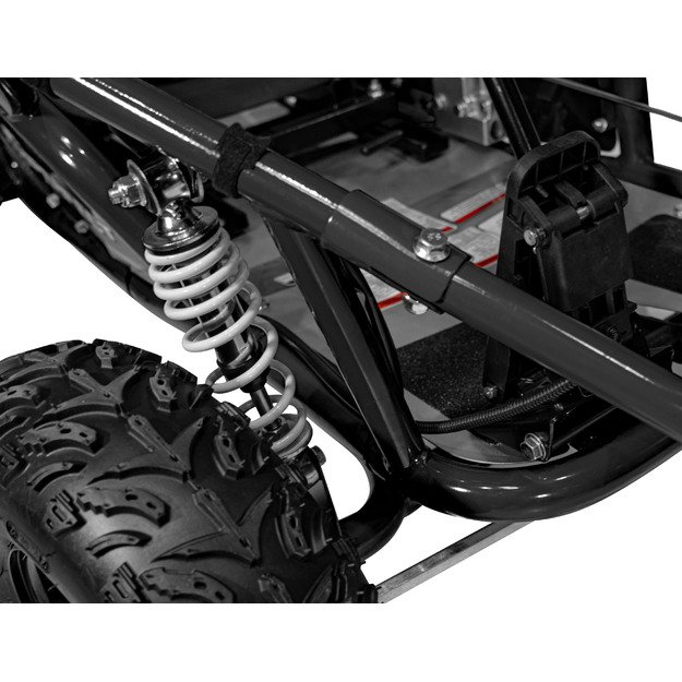 Vienvietis elektrinis bagis vaikams MUD MONSTER, juodas