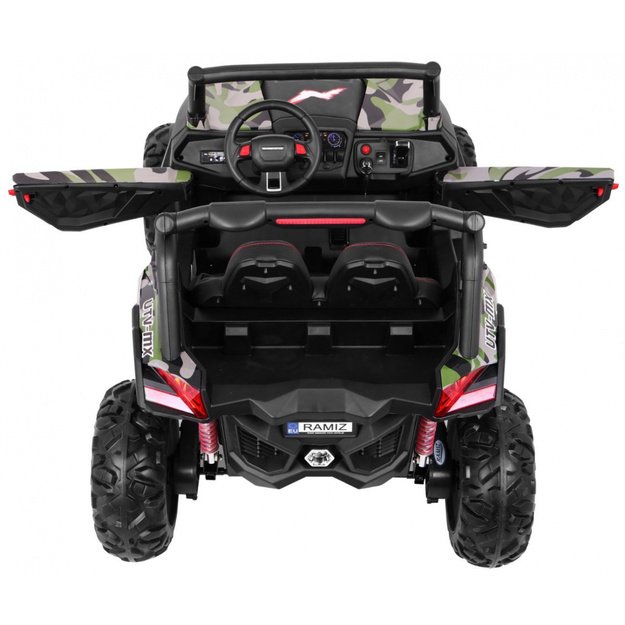 Dvivietis elektromobilis 4x4 bagis SuperStar Buggy, kamufliažinis