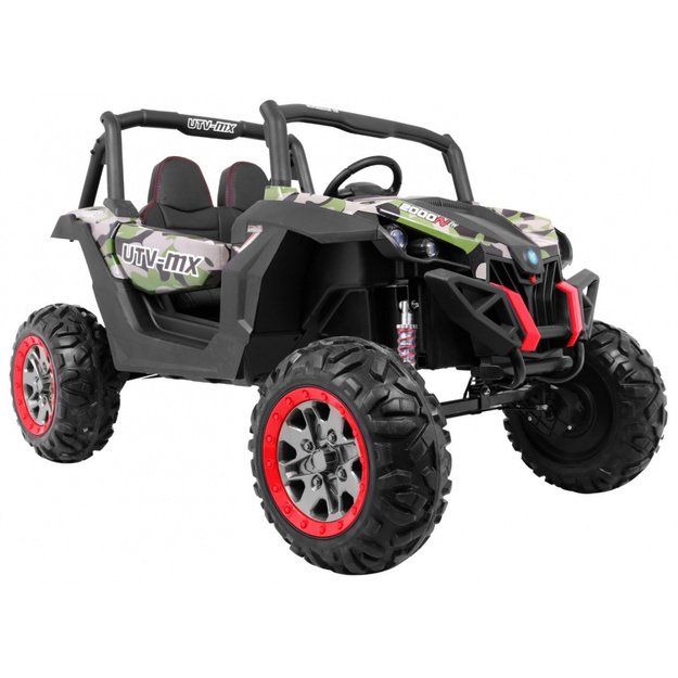 Dvivietis elektromobilis 4x4 bagis SuperStar Buggy, kamufliažinis