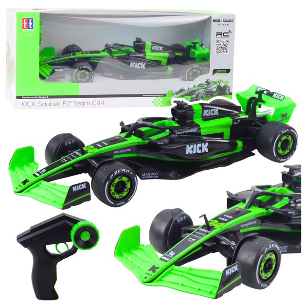 Nuotoliniu būdu valdomas lenktyninis Sauber F1 C44 automobilis, 1:16