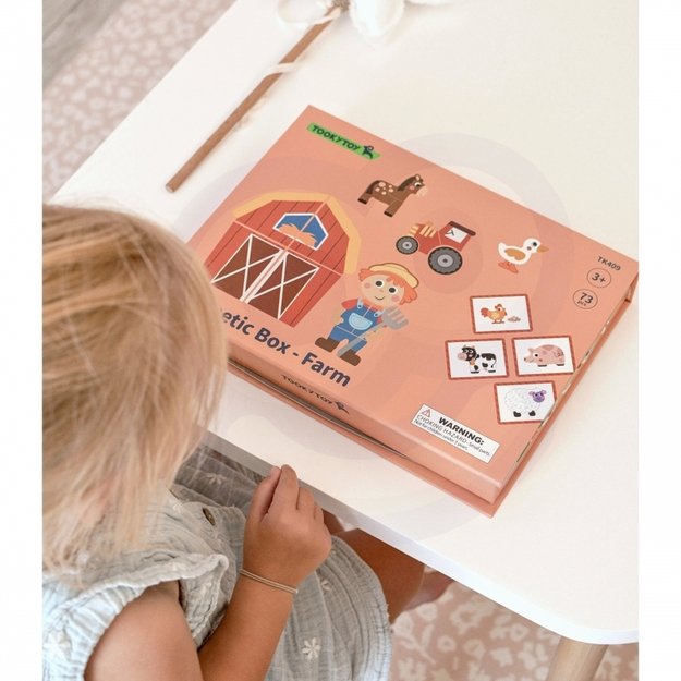 Magnetinė dėlionė, ūkis, TOOKY TOY 6