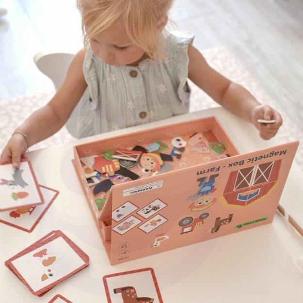 Magnetinė dėlionė, ūkis, TOOKY TOY 2