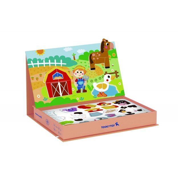Magnetinė dėlionė, ūkis, TOOKY TOY 7