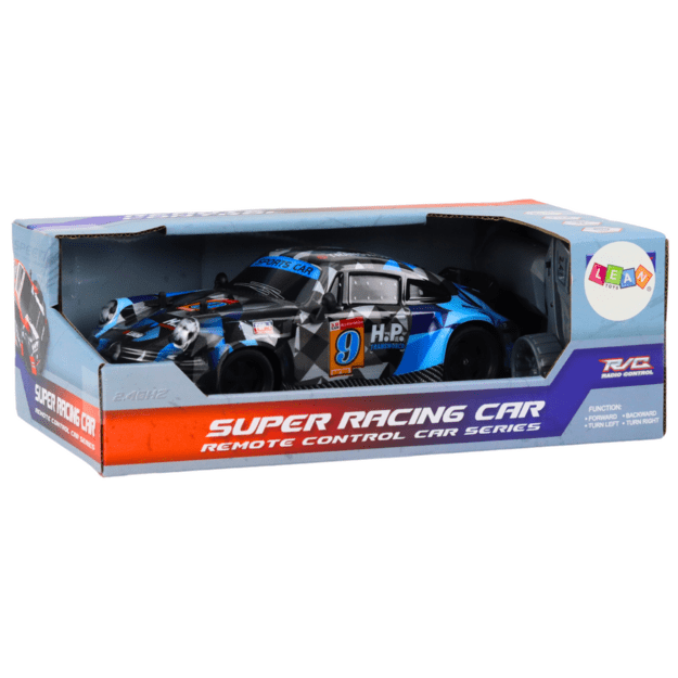 Nuotoliniu būdu valdomas drift automobilis 1:18, mėlynas 8