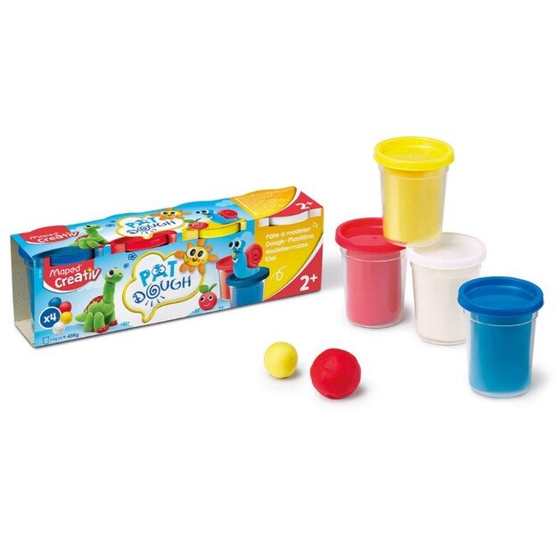 Plastilino rinkinys, 4x114g, Maped