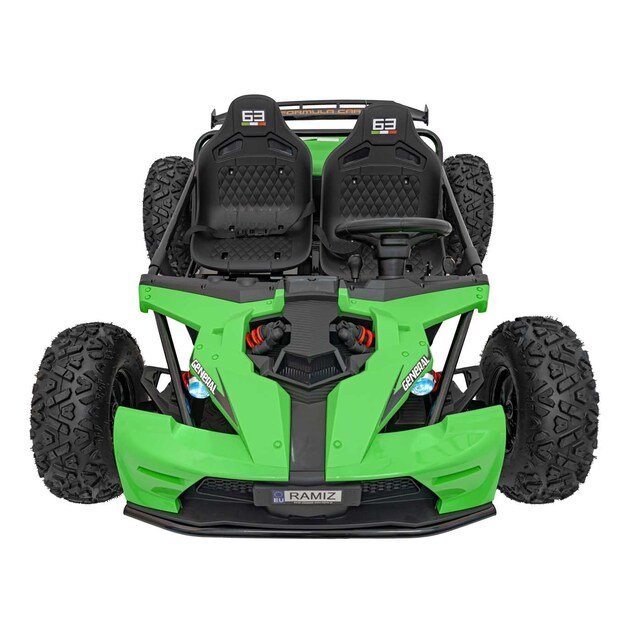 Dvivietis elektromobilis bagis GENERAL 63 800W, žalias