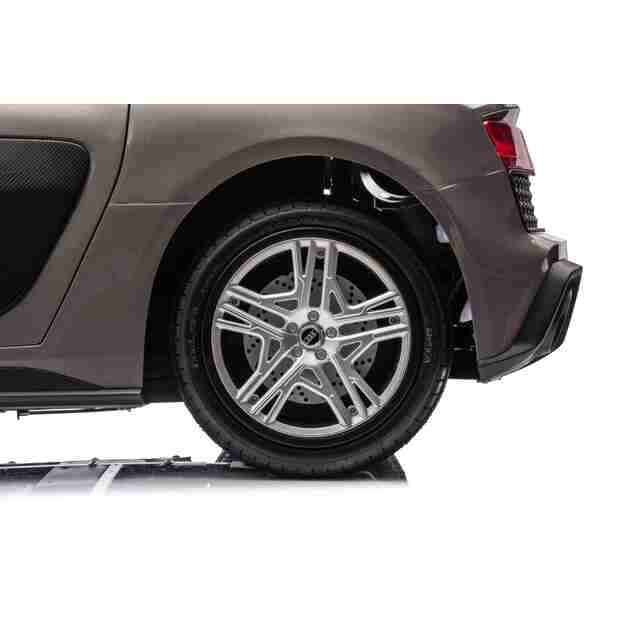 Dvivietis elektromobilis vaikams Audi Spyder R8 LIFT STRONG, pilkas