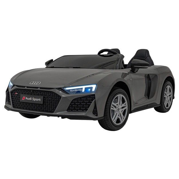 Dvivietis elektromobilis vaikams Audi Spyder R8 LIFT STRONG, pilkas