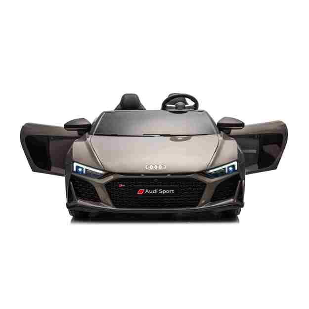 Dvivietis elektromobilis vaikams Audi Spyder R8 LIFT STRONG, pilkas