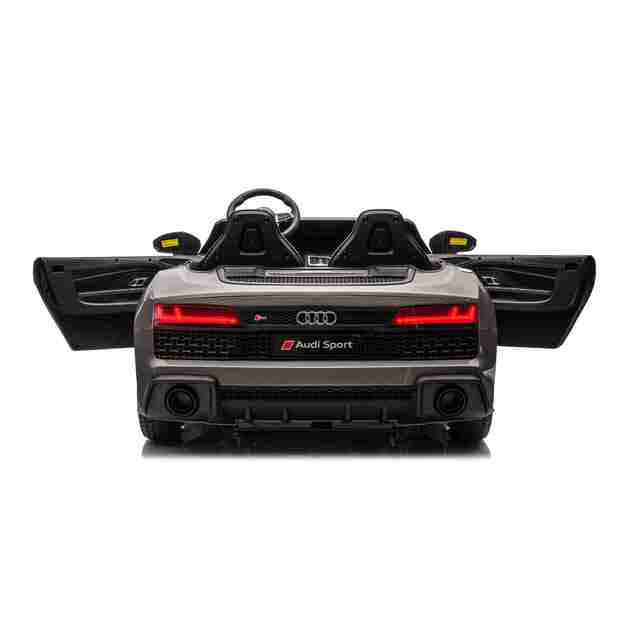 Dvivietis elektromobilis vaikams Audi Spyder R8 LIFT STRONG, pilkas