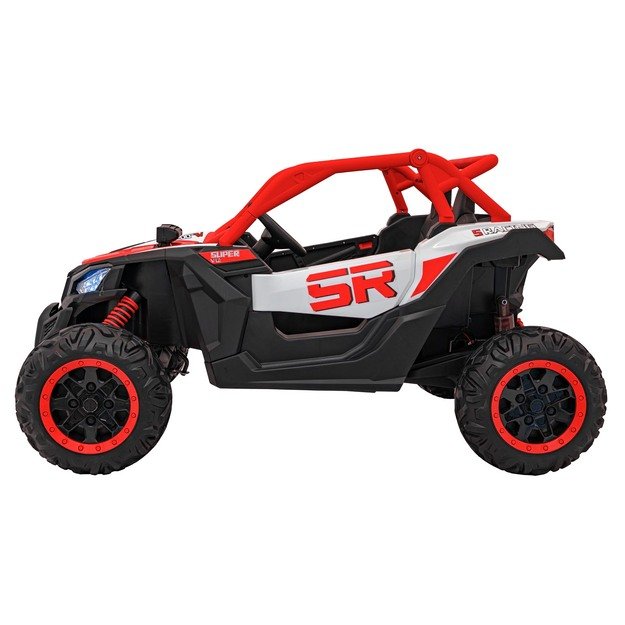Dvivietis elektrinis bagis vaikams SR SUPER 66, raudonas