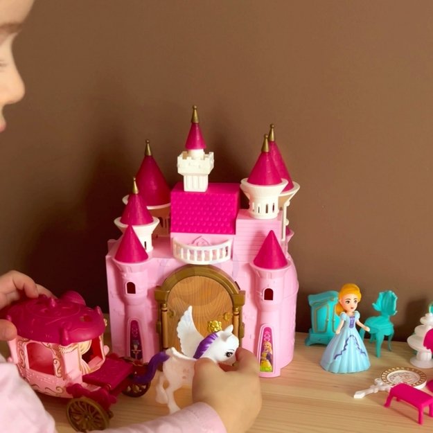 Interaktyvusis princesės pilies rinkinys su priedais, WOOPIE