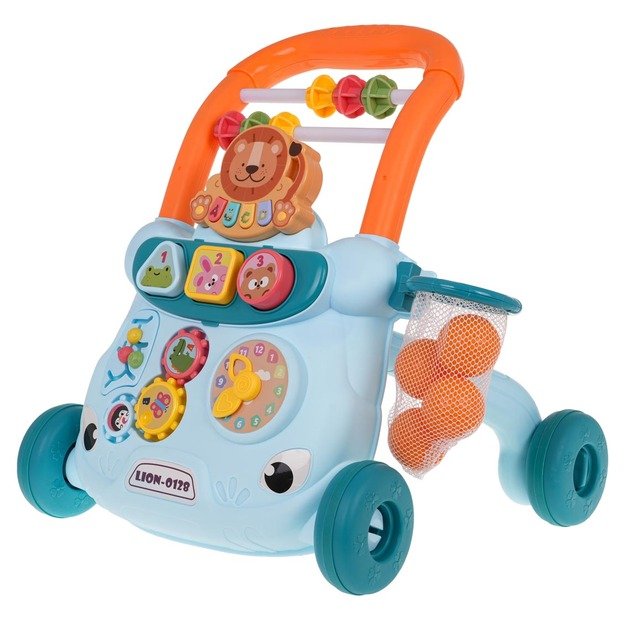 Interaktyvus stumdukas „Push Ride“ vaikams, mėlynas