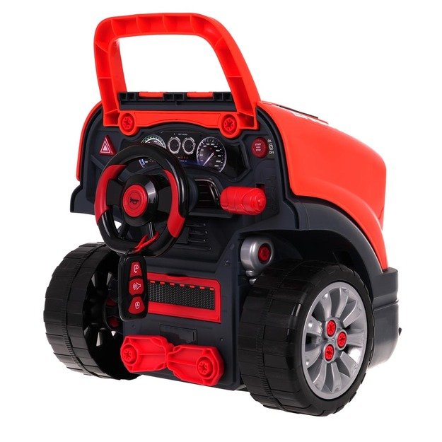 Remonto dirbtuvių sunkvežimis jaunajam mechanikui, oranžinis