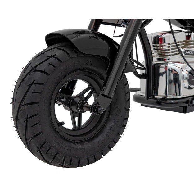 Vaikiškas elektrinis motociklas Chopper Warrior, juodas