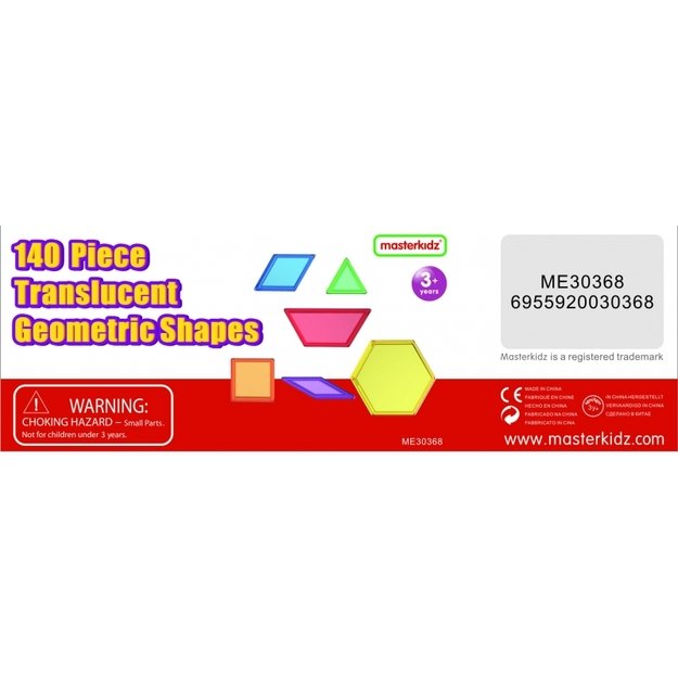 Montessori Tangram mozaikos rinkinys 140 el. MASTERKIDZ