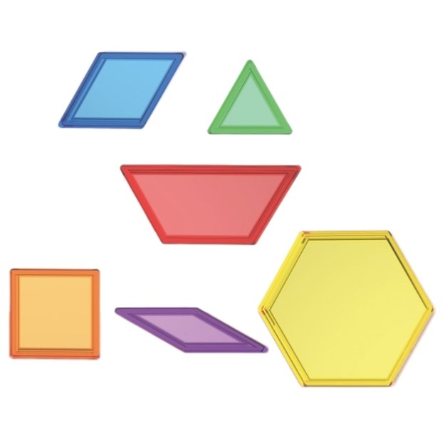 Montessori Tangram mozaikos rinkinys 140 el. MASTERKIDZ