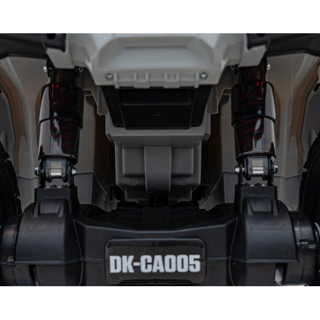 Elektrinis vienvietis keturratis Can Am Outlander ATV vaikams, pilkas