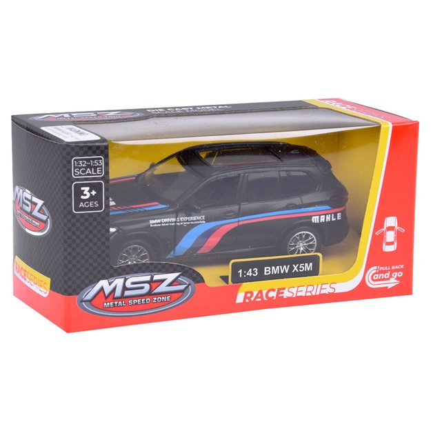 Metalinis sportinis automobilis BMW X5M 1:43, juodas