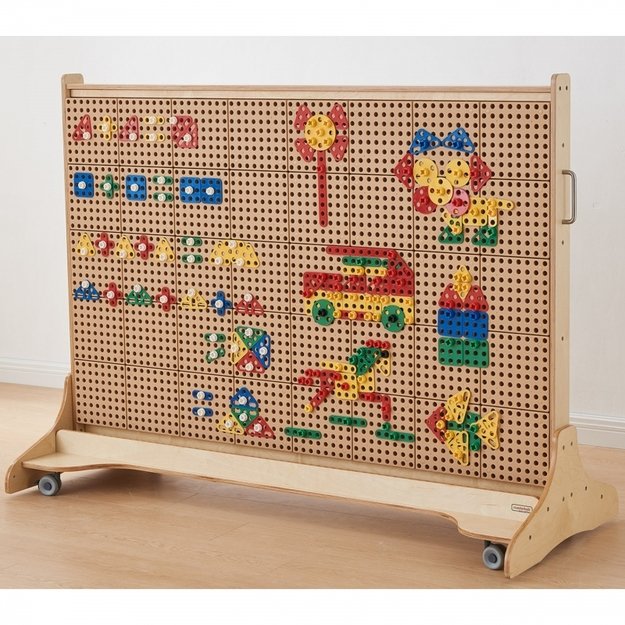 Geometrinių STEM blokų rinkinys vaikams 260 el., MASTERKIDZ