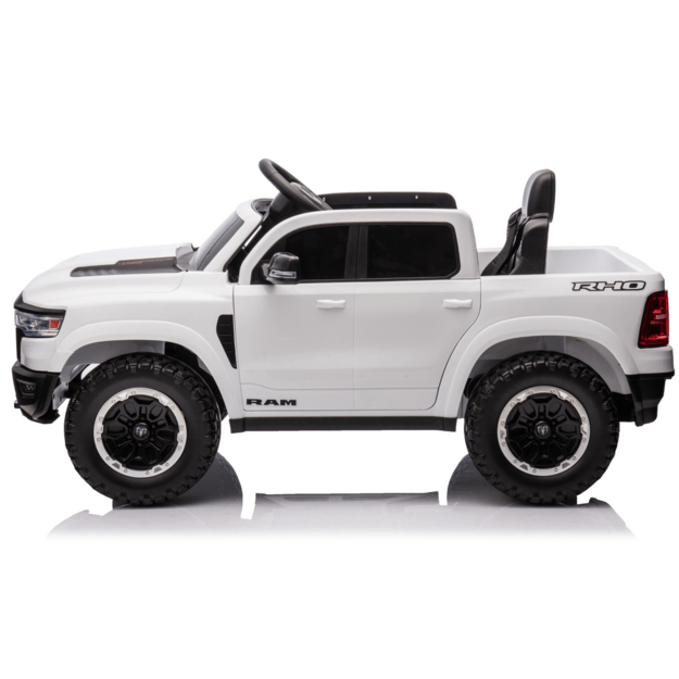 Vienvietis elektrinis džipas vaikams ZB618 Dodge Ram, baltas 22