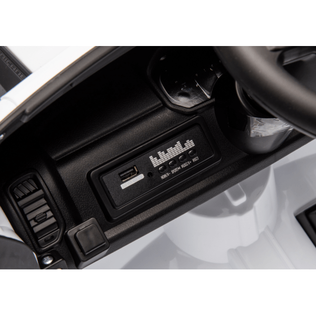 Vienvietis elektrinis džipas vaikams ZB618 Dodge Ram, baltas 2
