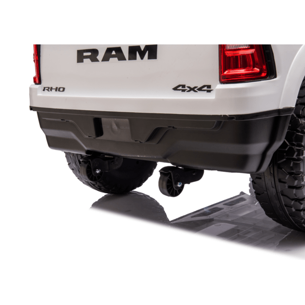 Vienvietis elektrinis džipas vaikams ZB618 Dodge Ram, baltas 19