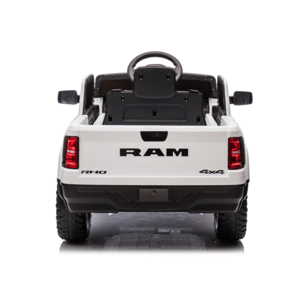 Vienvietis elektrinis džipas vaikams ZB618 Dodge Ram, baltas 9