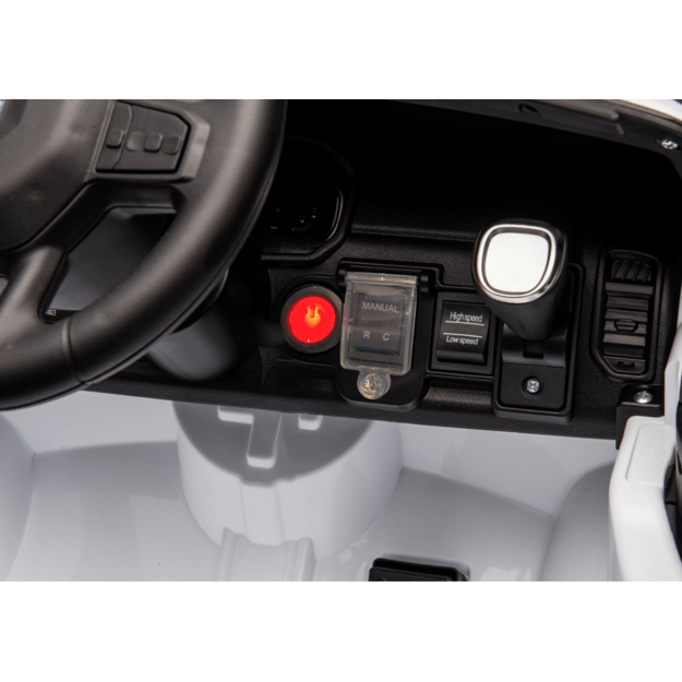 Vienvietis elektrinis džipas vaikams ZB618 Dodge Ram, baltas 13