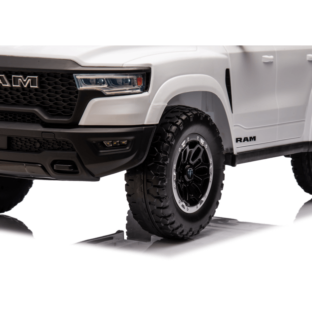 Vienvietis elektrinis džipas vaikams ZB618 Dodge Ram, baltas 17