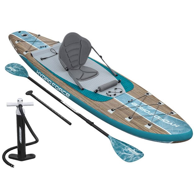 Pripučiama Hydro-Force SUP irklentė 335cmx84cmx15cm su atlošu 2in1, Bestway