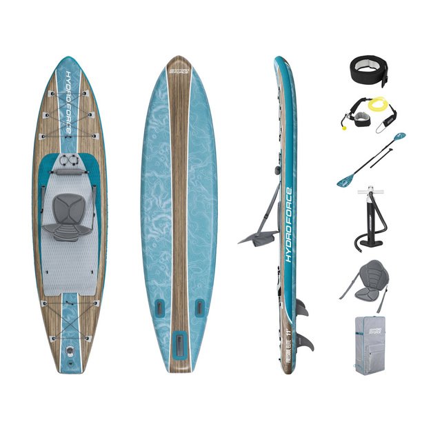 Pripučiama Hydro-Force SUP irklentė 335cmx84cmx15cm su atlošu 2in1, Bestway