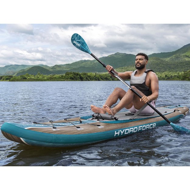 Pripučiama Hydro-Force SUP irklentė 335cmx84cmx15cm su atlošu 2in1, Bestway