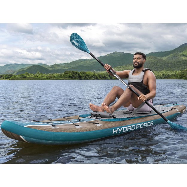 Pripučiama Hydro-Force SUP irklentė 335cmx84cmx15cm su atlošu 2in1, Bestway