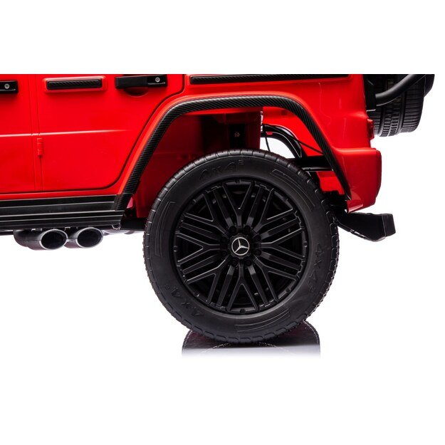 Dvivietis elektrinis džipas vaikams Mercedes Benz G63 AMG XXL STRONG, raudonas