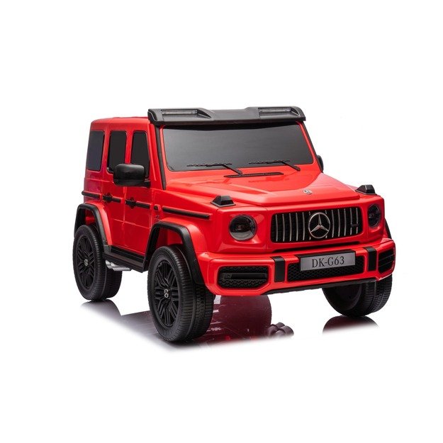 Dvivietis elektrinis džipas vaikams Mercedes Benz G63 AMG XXL STRONG, raudonas