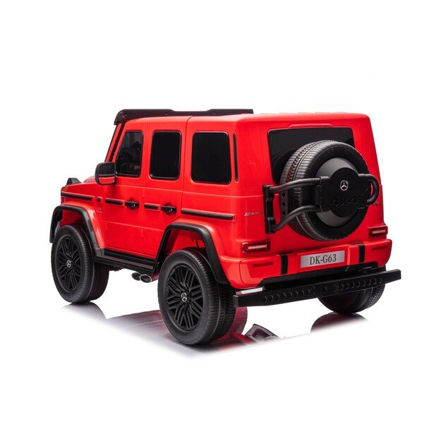 Dvivietis elektrinis džipas vaikams Mercedes Benz G63 AMG XXL STRONG, raudonas