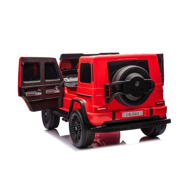 Dvivietis elektrinis džipas vaikams Mercedes Benz G63 AMG XXL STRONG, raudonas